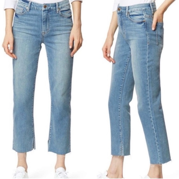 Habitual Denim - Habitual | Pace High-Rise Straight Leg Cropped Split Hem Jeans